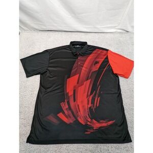 Fenix Bullz I Sports Custom XXXL Golf Polo Casual Shirt Black Graphic AWESOME!!!